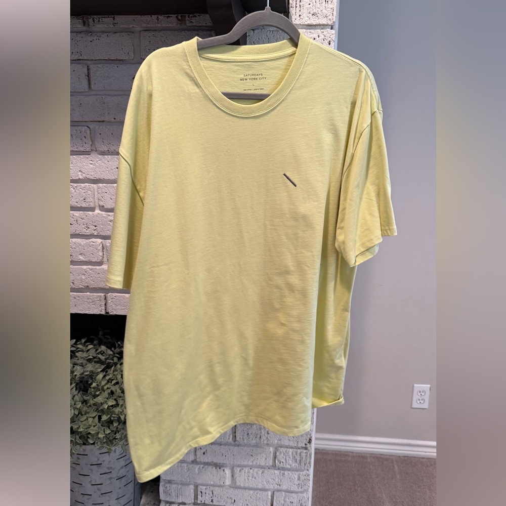Saturdays New York City Yellow Short Sleeve Tee